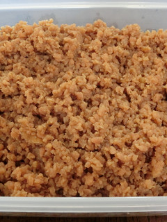 おにぎり、お弁当に!しっかり味の鶏そぼろ-レシピのメイン写真