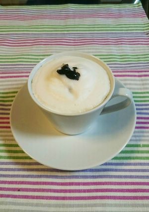 黒豆煮汁でほっこりカフェラテ♬♬-レシピのメイン写真
