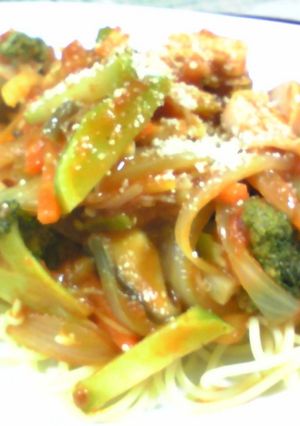 おさかなソーセージ入りトマトソースパスタ-レシピのメイン写真