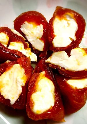 干し柿のチーズ包み（お茶うけ＆おつまみ）-レシピのメイン写真