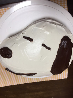 スヌーピーのケーキ-レシピのメイン写真