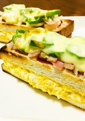 簡単!ピザトースト-レシピのメイン写真