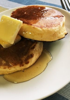 我が家の定番☆ふわふわホットケーキ-レシピのメイン写真