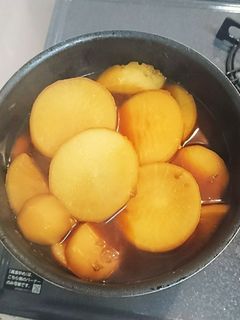 角煮のタレで大根煮-レシピのメイン写真