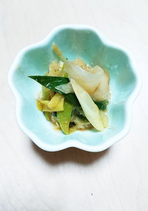 長ネギの酢味噌あえ♪-レシピのメイン写真