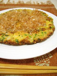 一人ランチに♪納豆ご飯のお好み焼き-レシピのメイン写真