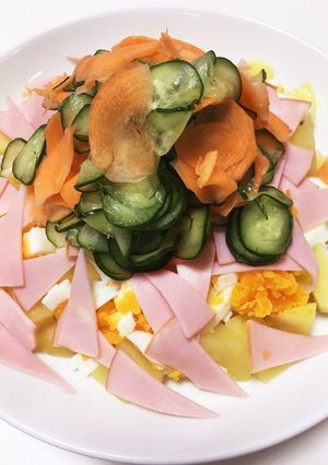 混ぜないポテトサラダ（食べ方いろいろ）-レシピのメイン写真