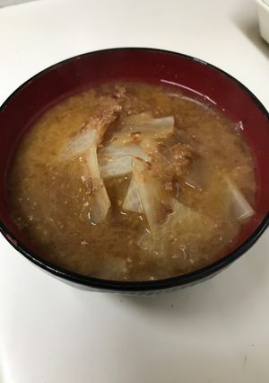 かつお出汁の大根の味噌汁-レシピのメイン写真