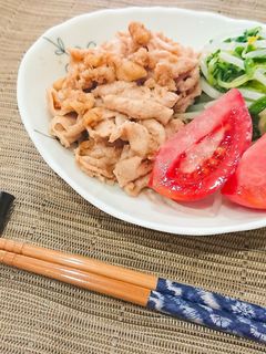 豚肉のごまクルミ味噌和え-レシピのメイン写真