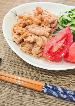 豚肉のごまクルミ味噌和え-レシピのメイン写真