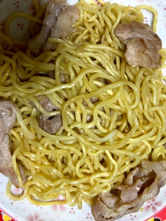 材料2つだけ!!お肉のみの塩焼きそば♪-レシピのメイン写真