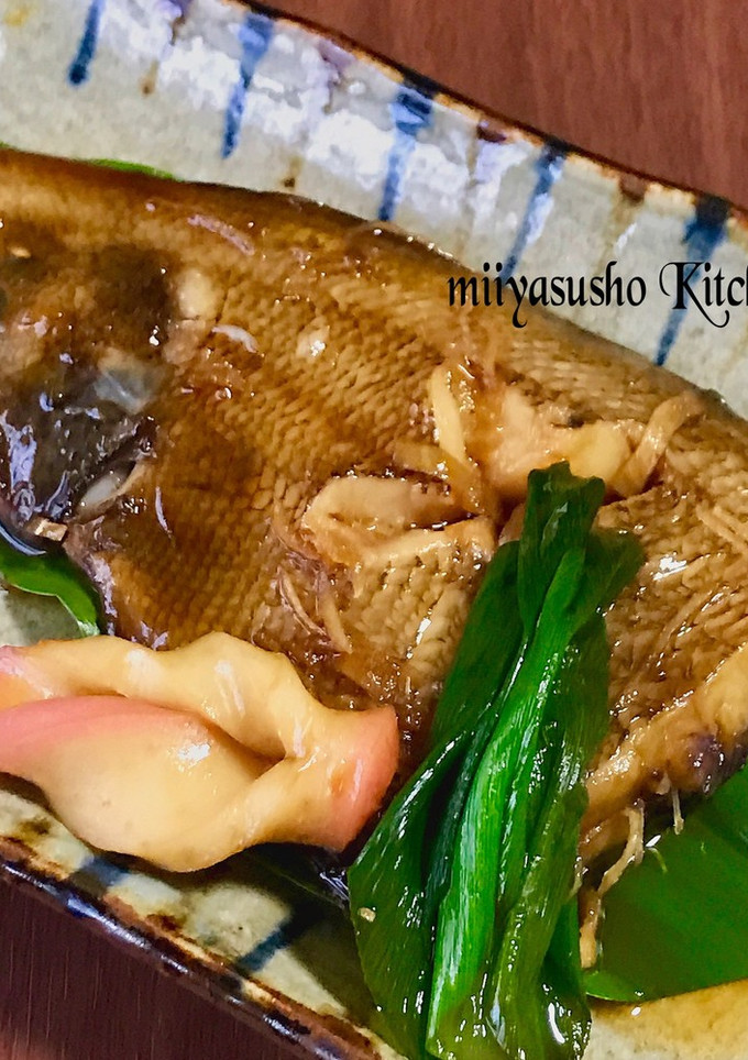 舌平目の煮付け-レシピのメイン写真