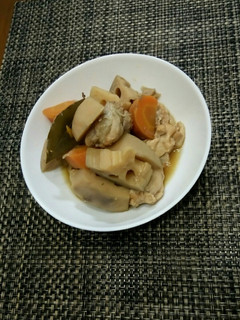 ☆れんこんと人参入りチキンアドボ☆-レシピのメイン写真