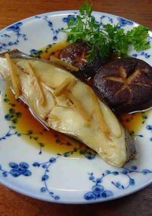 フライパンでカレイの切り身の煮つけ-レシピのメイン写真