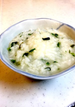 おなかの大掃除、餅入り粥♪♪-レシピのメイン写真