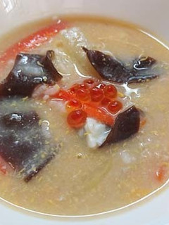 お腹に優しい。卵雑炊。キクラゲ入り。-レシピのメイン写真