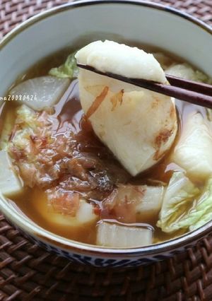 我が家の野菜たっぷりお雑煮❤️醤油・浜松-レシピのメイン写真