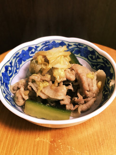 豚肉ときゅうりのポン酢炒め-レシピのメイン写真