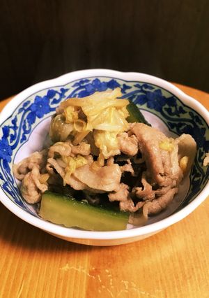 豚肉ときゅうりのポン酢炒め-レシピのメイン写真