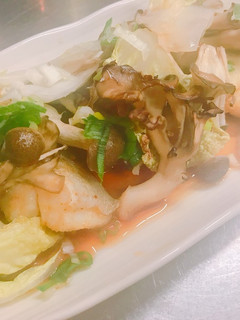 タラと 焼き白菜きのこのポン酢がけ-レシピのメイン写真