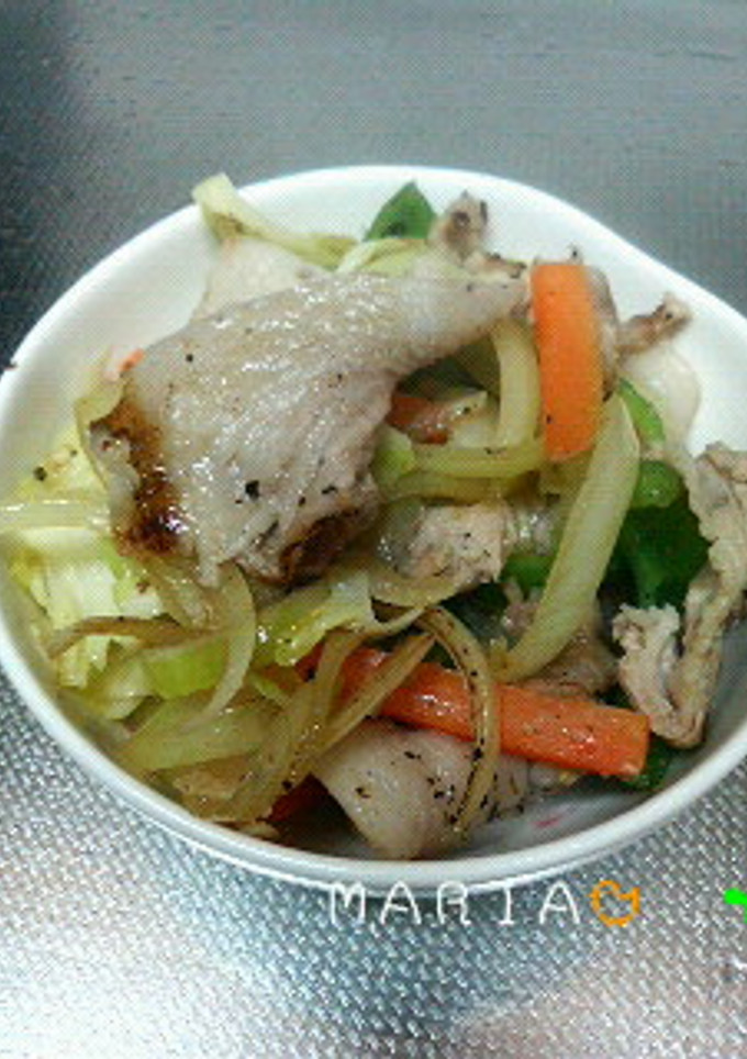 ✿シンプルが一番♪母の料理♪野菜炒め✿-レシピのメイン写真