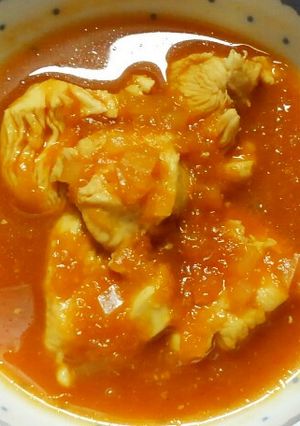 簡単 節約✿鶏むね肉のケチャップ玉ねぎ煮-レシピのメイン写真