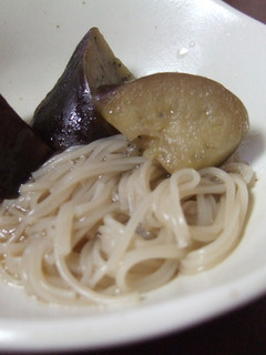 茄子と素麺の煮物-レシピのメイン写真