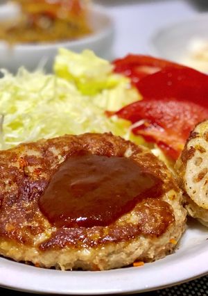 基本の☆れんこんハンバーグ☆-レシピのメイン写真