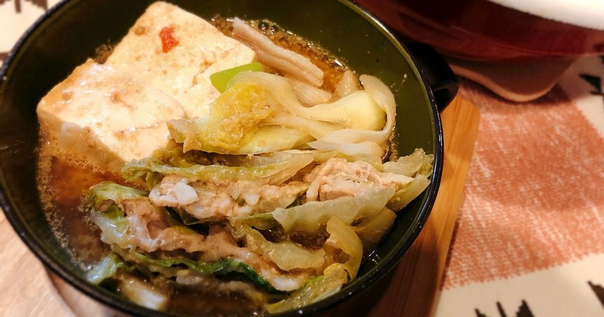 ミニチュアフード 豚バラと白菜のミルフィーユ鍋、炊き込み御飯、かぶらのお味噌汁 白菜と豚バラのみぞれミルフィーユ鍋＊ by ＊NARUTO
