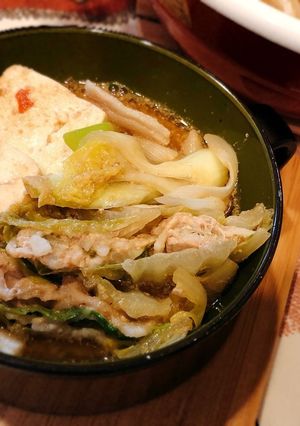 豚バラ白菜☆胡麻味噌ミルフィーユ鍋-レシピのメイン写真