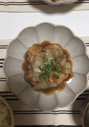 鶏肉と長芋のあんかけ-レシピのメイン写真