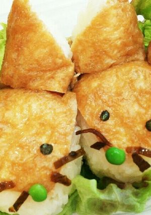 きつねのおいなりさん 簡単 お弁当-レシピのメイン写真