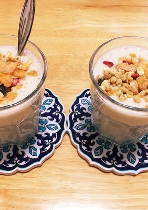 毎日簡単♬ 豆乳バナナスムージー-レシピのメイン写真