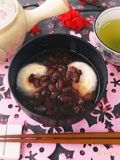 ゆであずき缶で簡単♥我が家のおぜんざい-レシピのメイン写真