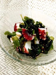簡単 タコ と わかめ の 酢の物-レシピのメイン写真