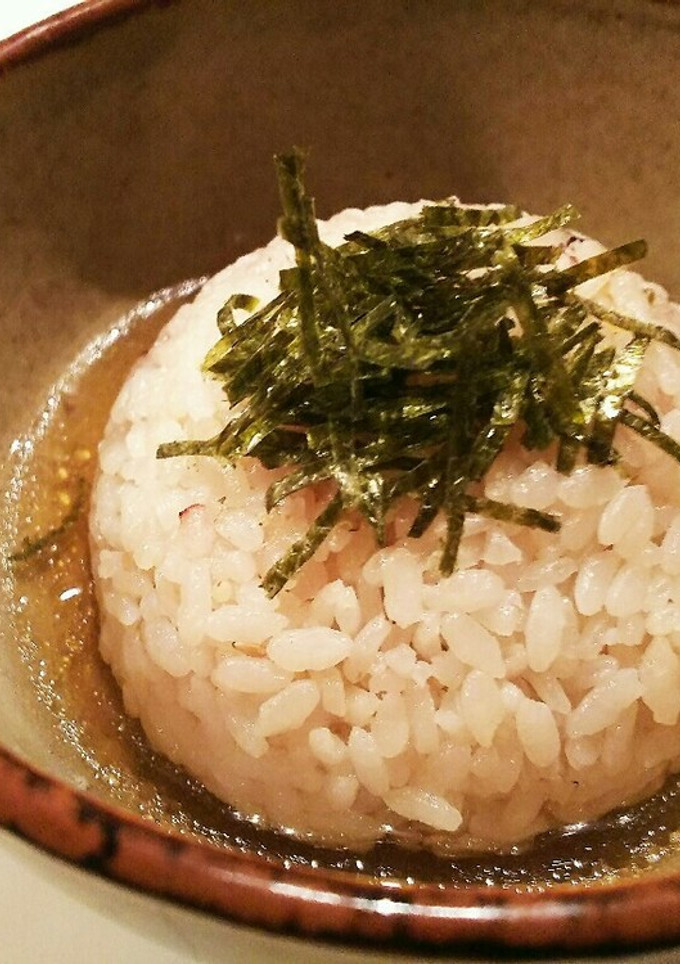 七草と十六穀米の茶漬け風-レシピのメイン写真