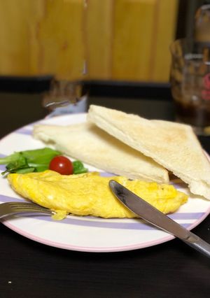簡単！コツあり♪チーズオムレツ♪-レシピのメイン写真