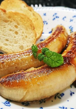 焼くだけで絶品バナナスイーツ♪朝食にも☆-レシピのメイン写真