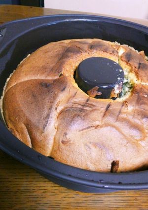 HM:シフォンケーキ:ダイソーシリコン型-レシピのメイン写真