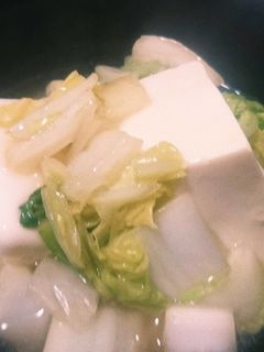豆腐の白菜餡掛け-レシピのメイン写真