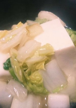 豆腐の白菜餡掛け-レシピのメイン写真