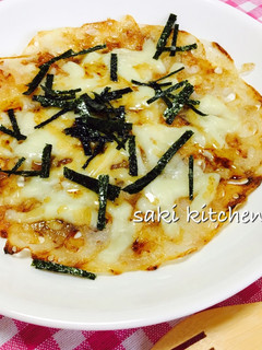♡ハマる!バター醤油の蓮根ピザ♡-レシピのメイン写真