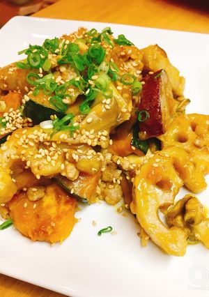 根菜の豚肉あん-レシピのメイン写真