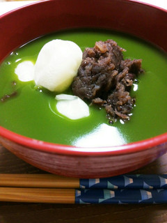 抹茶片栗ぜんざい-レシピのメイン写真