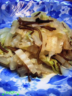 ほっとする味♪白菜の塩昆布煮-レシピのメイン写真