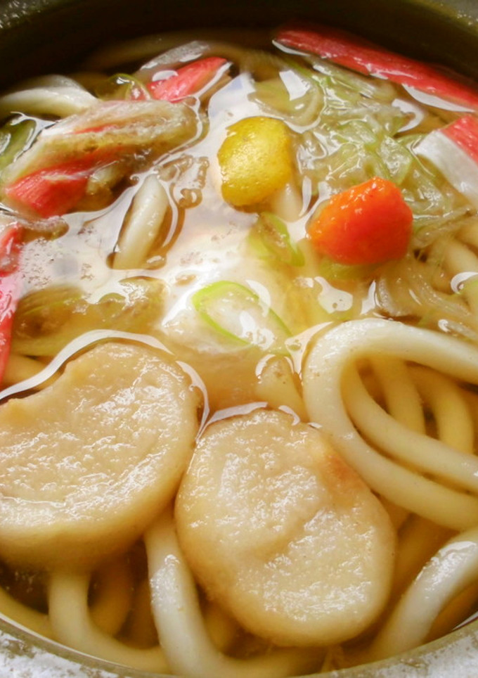 もみじおろしとゆず香る♪鍋焼きうどん！-レシピのメイン写真