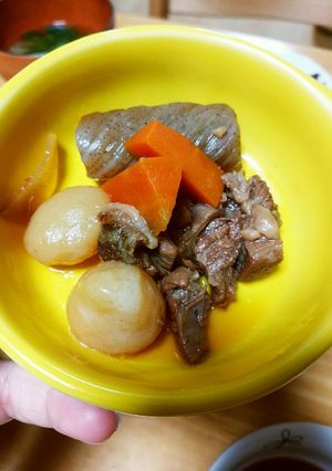 牛すじ（醤油なしで減塩）-レシピのメイン写真