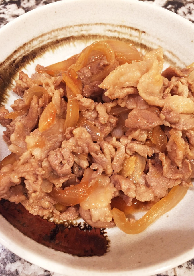 簡単 豚肉と玉ねぎの生姜焼き-レシピのメイン写真