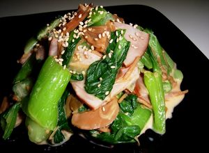 青梗菜となめたけのコチマヨ和え☆-レシピのメイン写真
