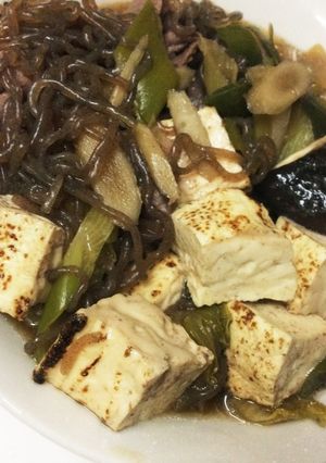 焼き豆腐で〜簡単！美味しい！肉豆腐-レシピのメイン写真